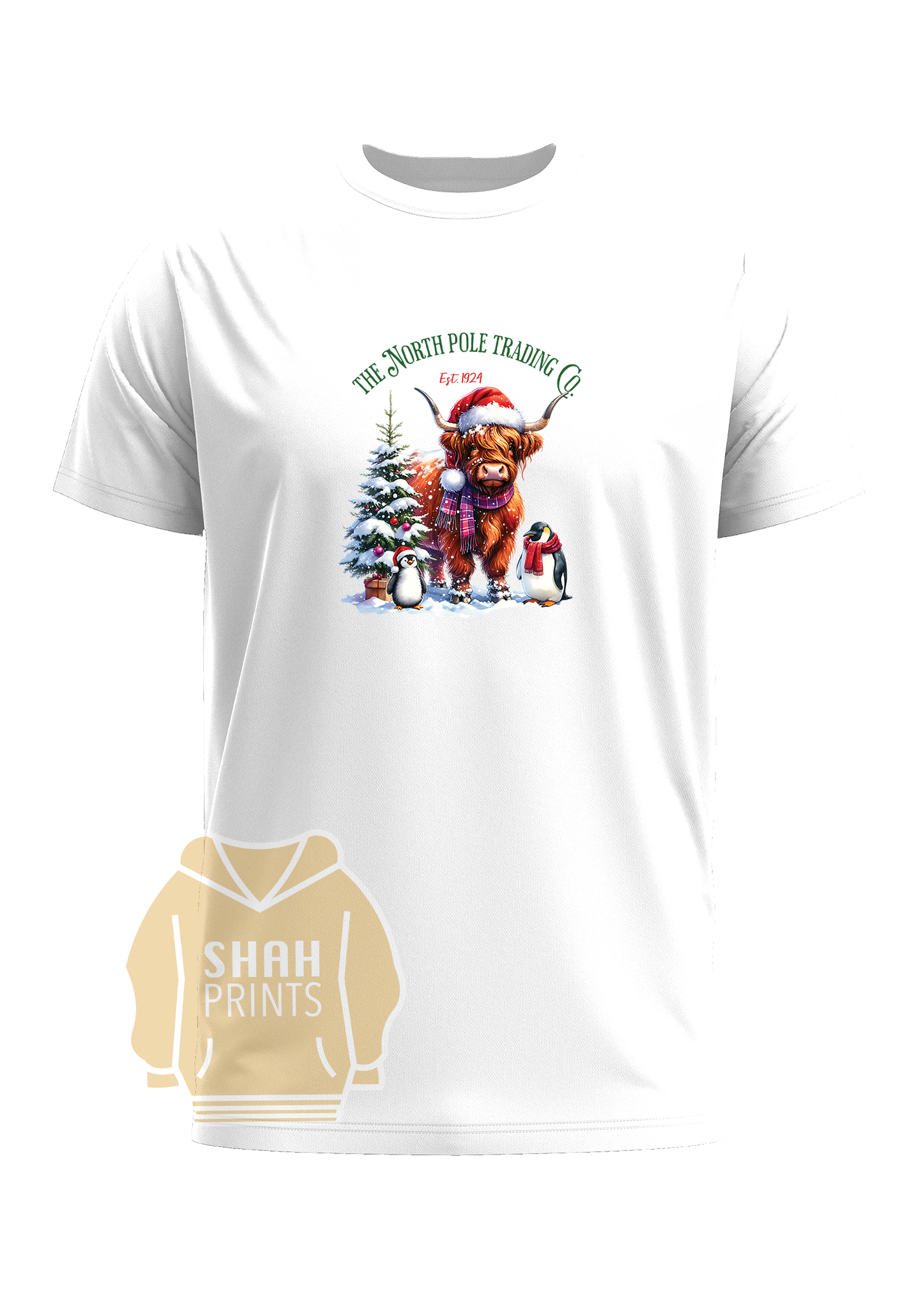 North Pole Short Sleeve Crew Neck T-Shirt