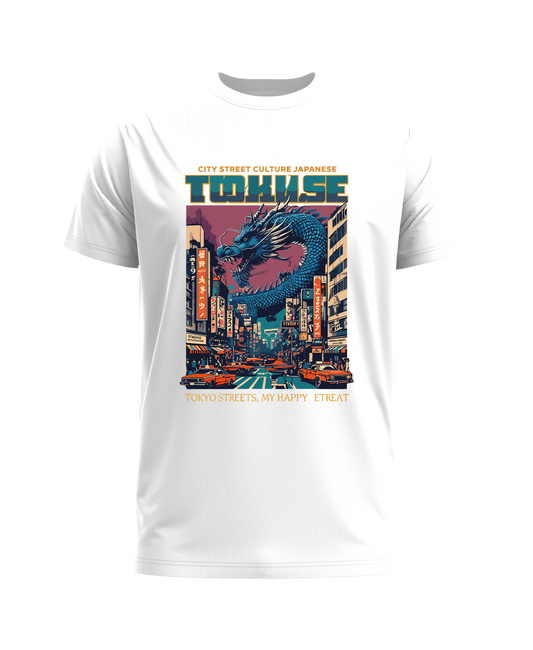 TOKYO STREETS Crew Neck T-Shirt