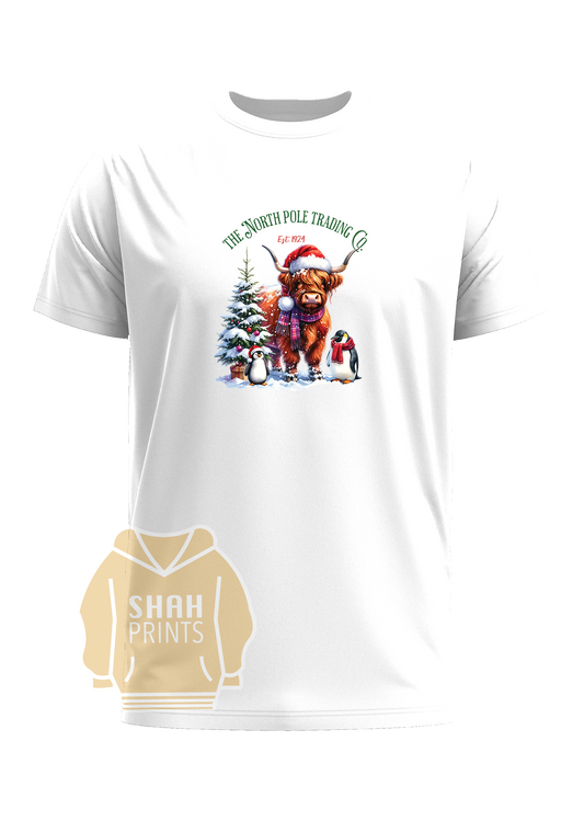 North Pole  Short Sleeve Crew Neck T-Shirt