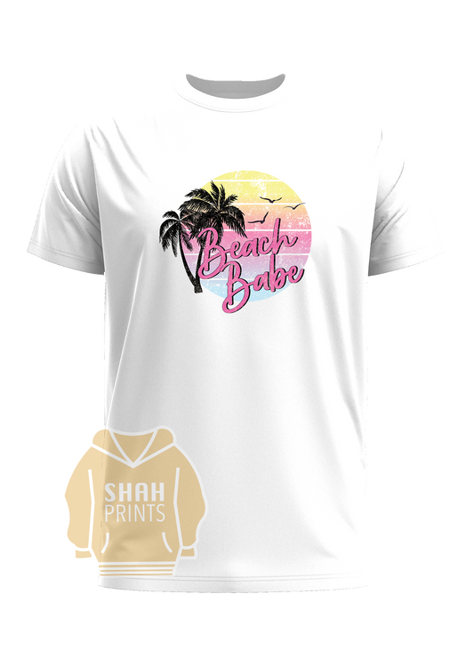 Beach Babe Crew Neck T-Shirt