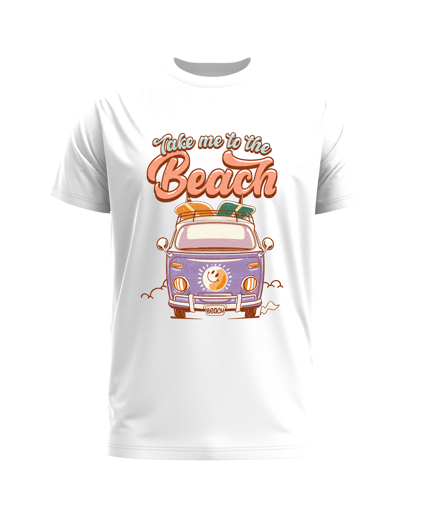 Take-Me-To-The-Beach Short Sleeve Crew Neck T-Shirt