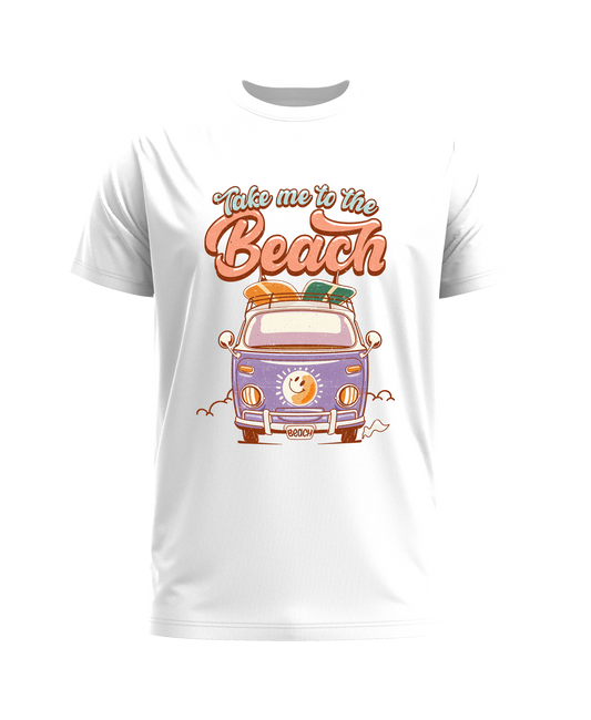 Take-Me-To-The-Beach Short Sleeve Crew Neck T-Shirt